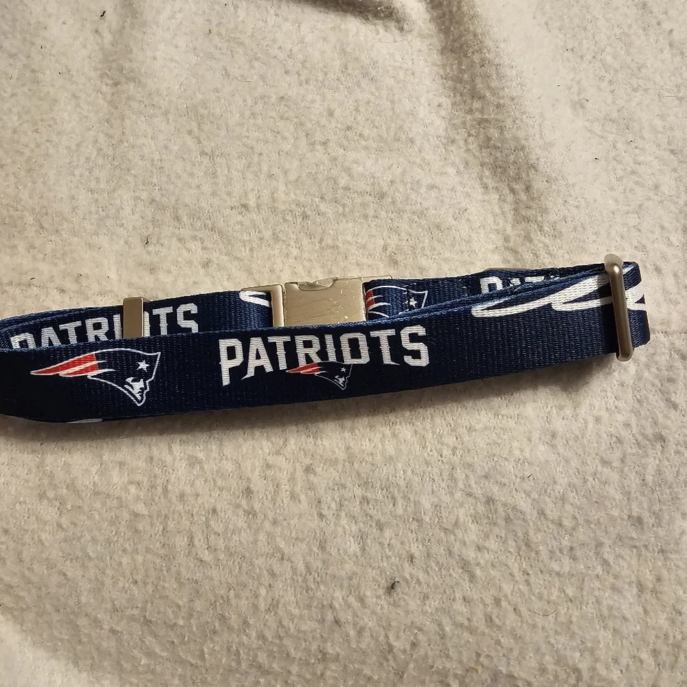 NFL Little Earth New England Patriots Premium Large Pet Collar
